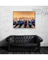 Góndolas del Gran Canal, Venecia, Italia