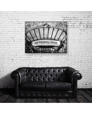 Metro Metropolitain, art nouveau, París, Francia