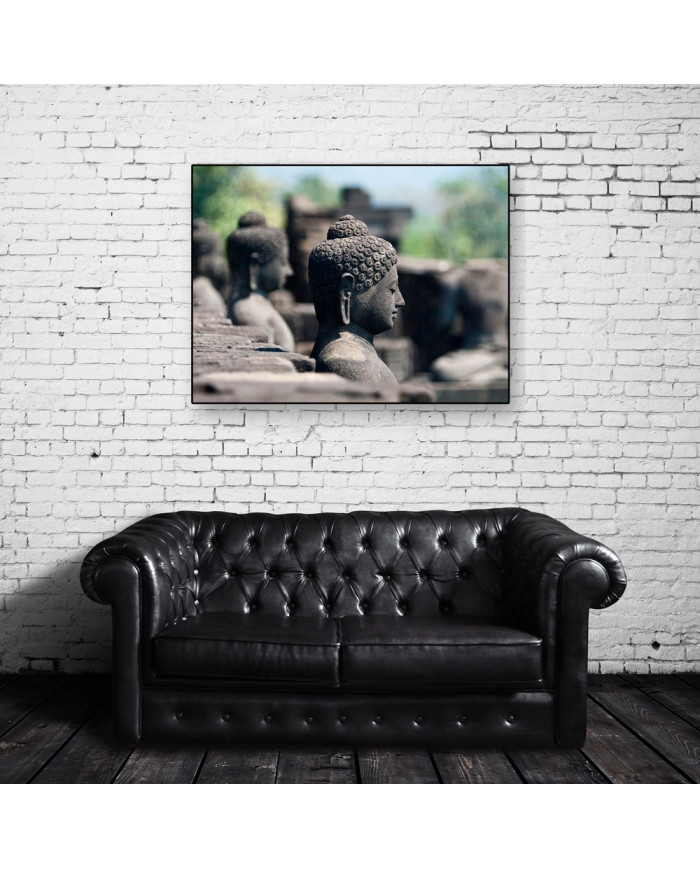 Imágenes de Buddha en Borobudur, Indonesia