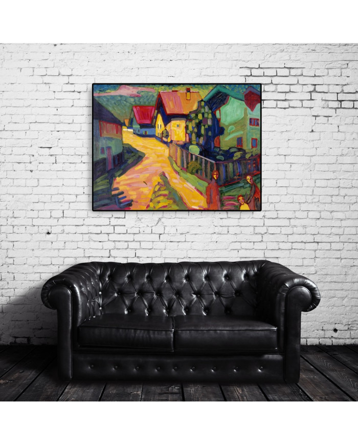 Kandinski, Femme dans une rue de Murnau