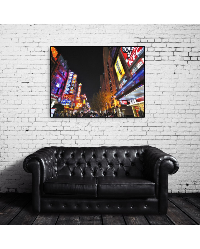 Luces de Neon de Nanjing Road