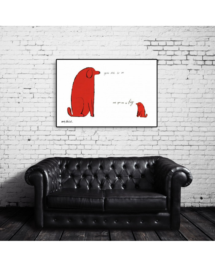 A. Warhol, You are so little … and you are so big