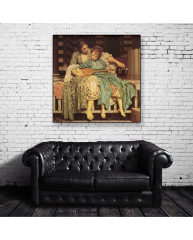 Frederic Leighton, music lesson Frederic Leighton, music lesson