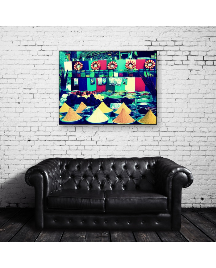 Mercado de especias, Marrakech, Marruecos