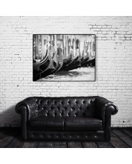 Las góndolas de Venecia, Italia