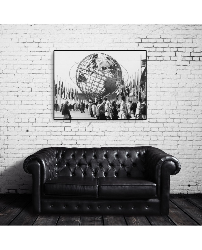 El Unisphere, símbolo de la exposición Universal de Nueva York 1964-65, Parque Flushing Meadow, Nueva York