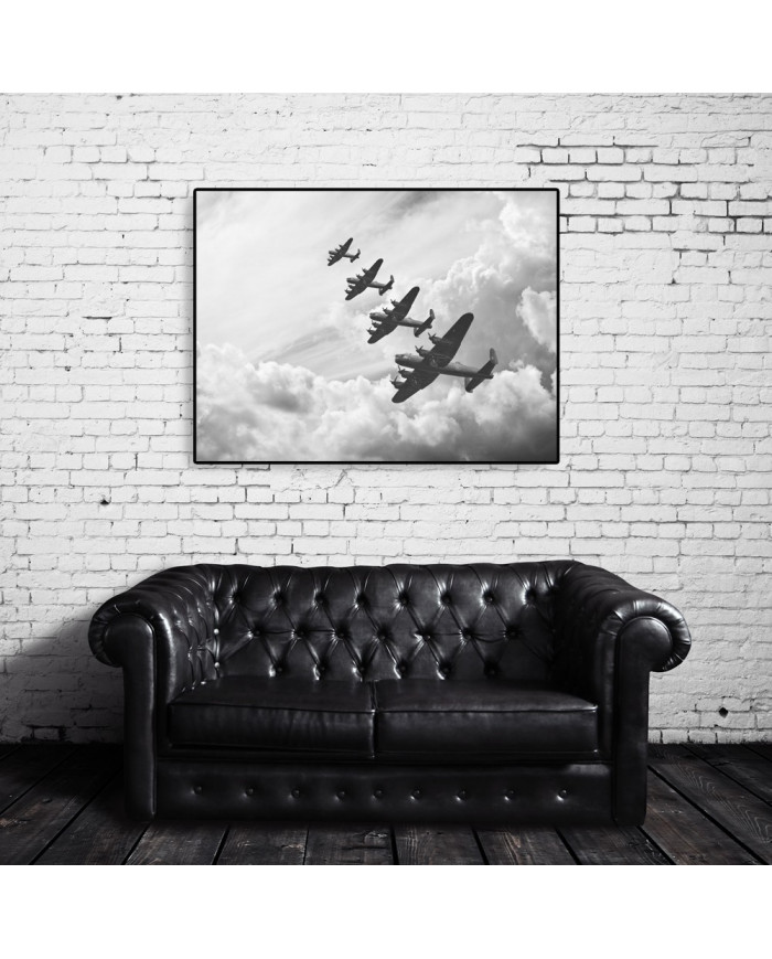 Bombarderos Lancaster, segunda guerra mundial, UK