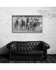 Carrera en el Hipódromo de Santa Anita de Arcadia, California, USA