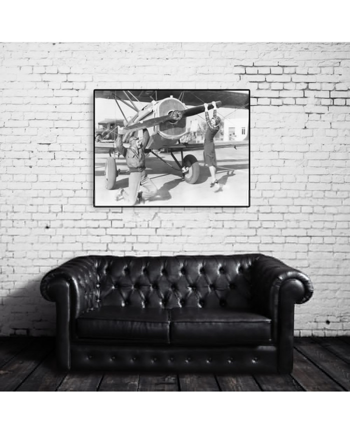 Preparando el aeroplano