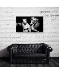 Brad Pitt y Edward Norton  en el "Club de la lucha"