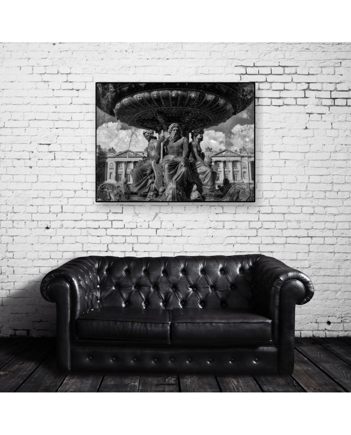 Detalle de la Plaza de la Concordia, París