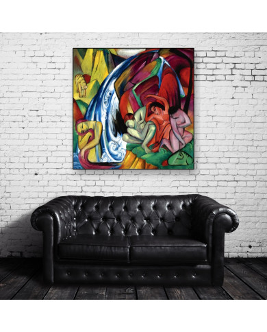 Franz Marc, The Waterfall, Franz Marc, The Waterfall,