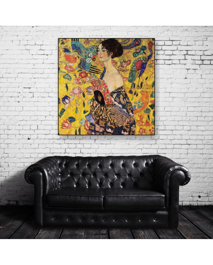 Gustav Klimt, Woman with fan