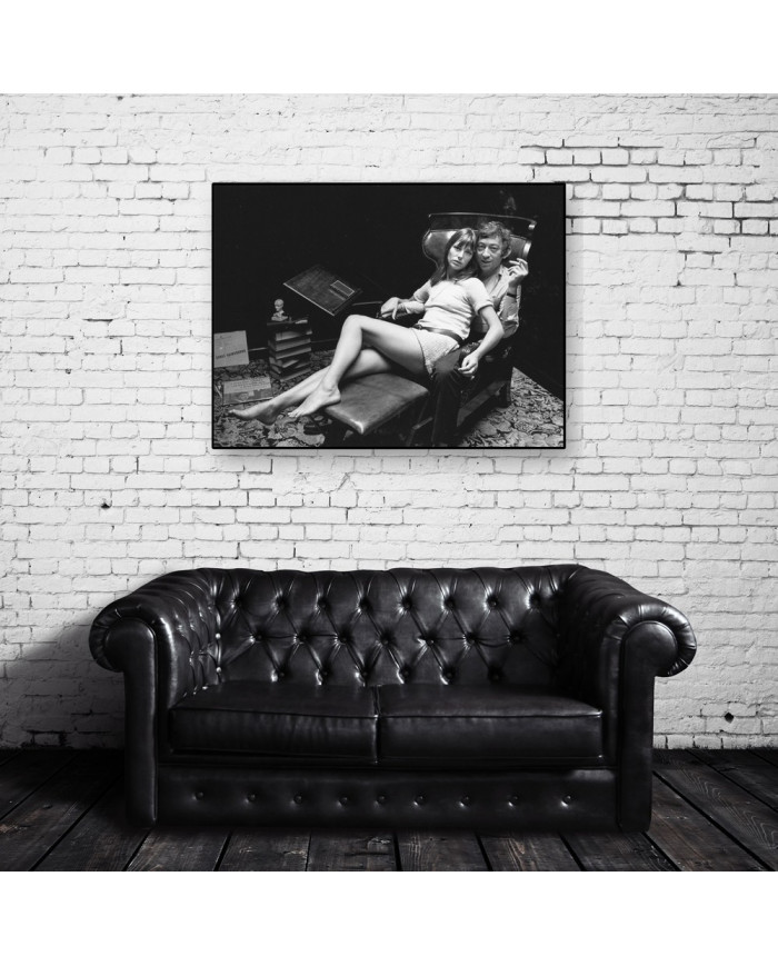 Jane Birkin y Serge Gainsbourg, París 1969