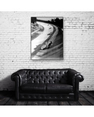 Juan Manuel Fangio con un W 196 R Stromlinien, Gran Prix de Monza, 1955