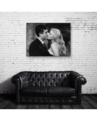 Marcello Mastroianni y Anita Ekberg en "Dolce Vita"