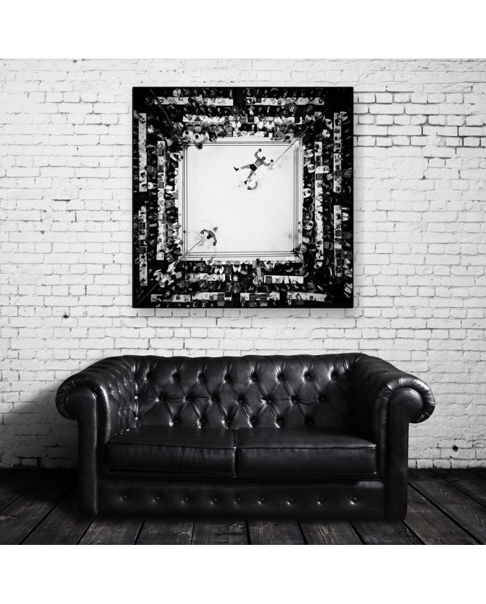 Muhammad Ali celebrando el KO de Cleveland Williams, Houston 1966