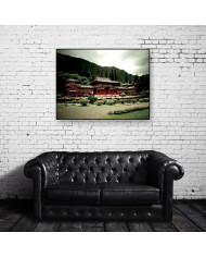 Palacio con jardín, Japón