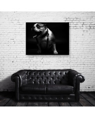 Retrato de un bulldog