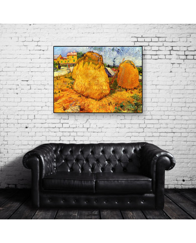 Vincent Van Gogh, Haystacks in Provence Vincent Van Gogh, Haystacks in Provence