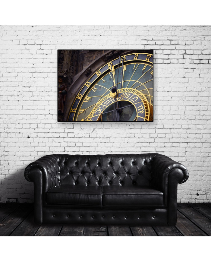 Detalle del reloj astronómico, Praga, República Checa