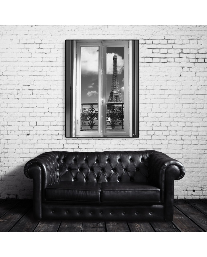 Casa con vistas a la Torre Eiffel, París, Francia