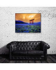 Tori Gate,Santuario Itsukushima,Hiroshima,Japón