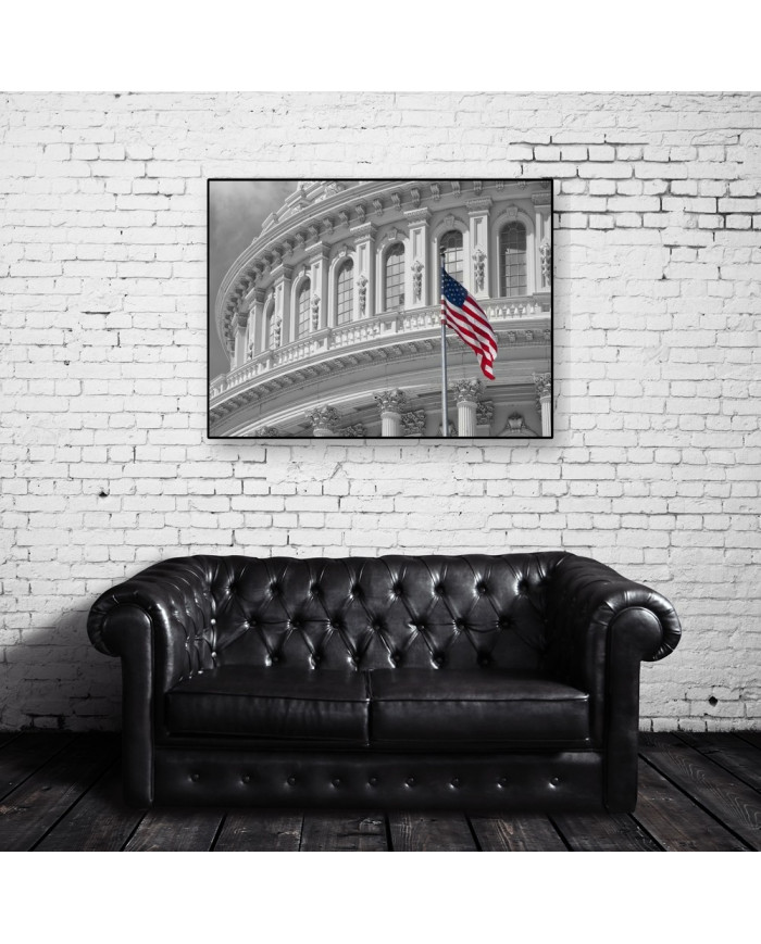 Vista del Capitolio, Washington DC, USA