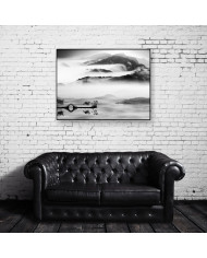 La niebla sobre el lago,China