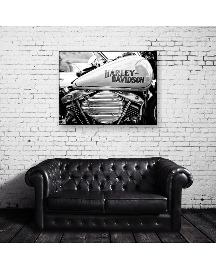 Detalle de una Harley Davison, París, 11 mayo 2013