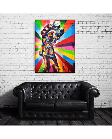 Mural del artista brasileño Kobra, Nueva York Mural del artista brasileño Kobra, Nueva York