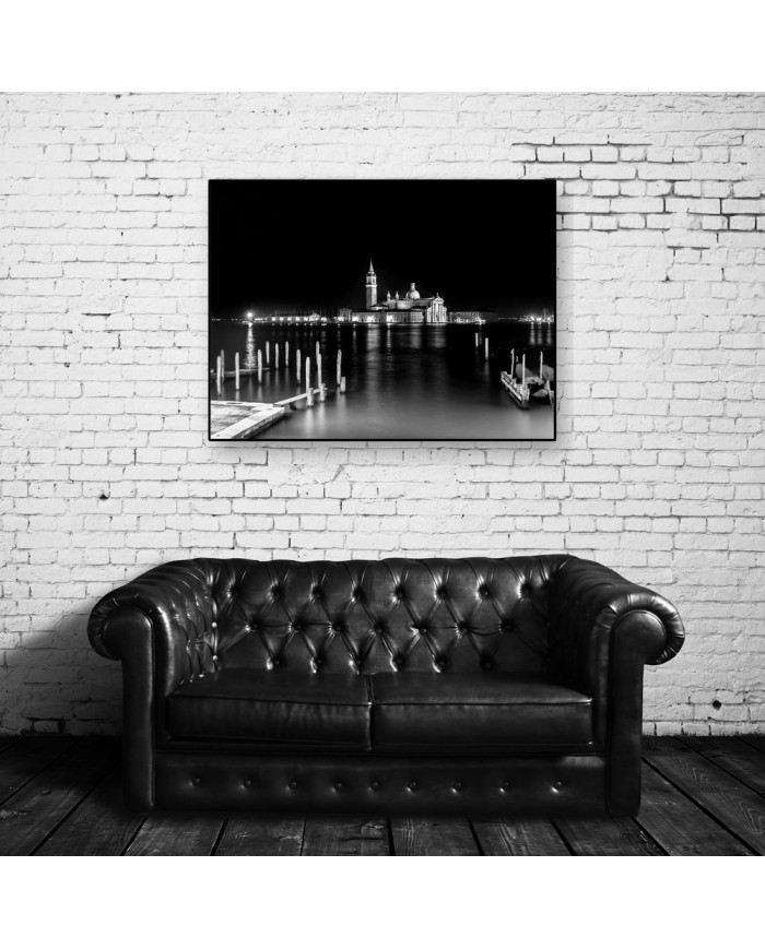 Vista de San Jorge desde el embarcadero de San Marcos, Venecia, Italia