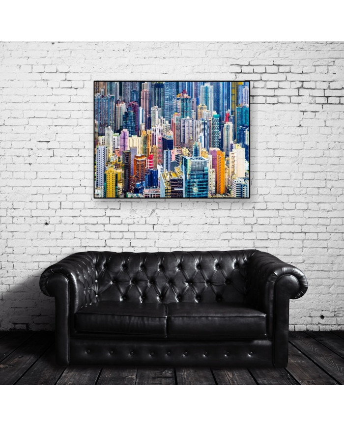 Vista de Hong Kong, China