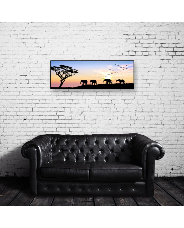 Atardecer en el Parque nacional Masai Mara, Kenia