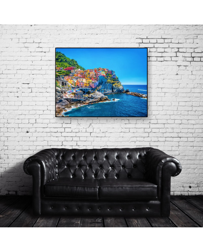 Manarola, Cinque Terre, Mar de Liguria, Italia