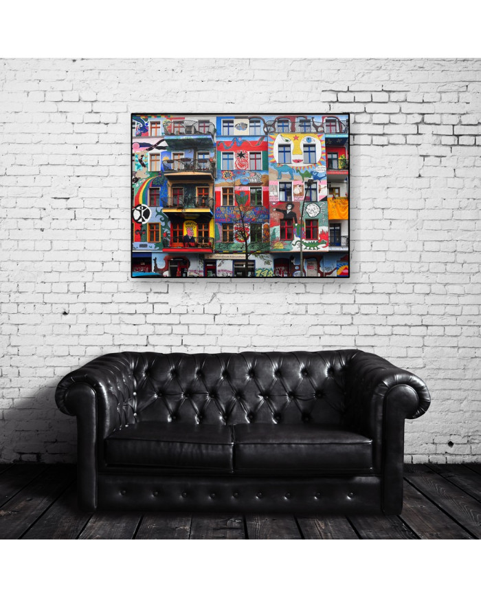 Graffiti House, centro mundial del graffiti, Berlín, Alemania