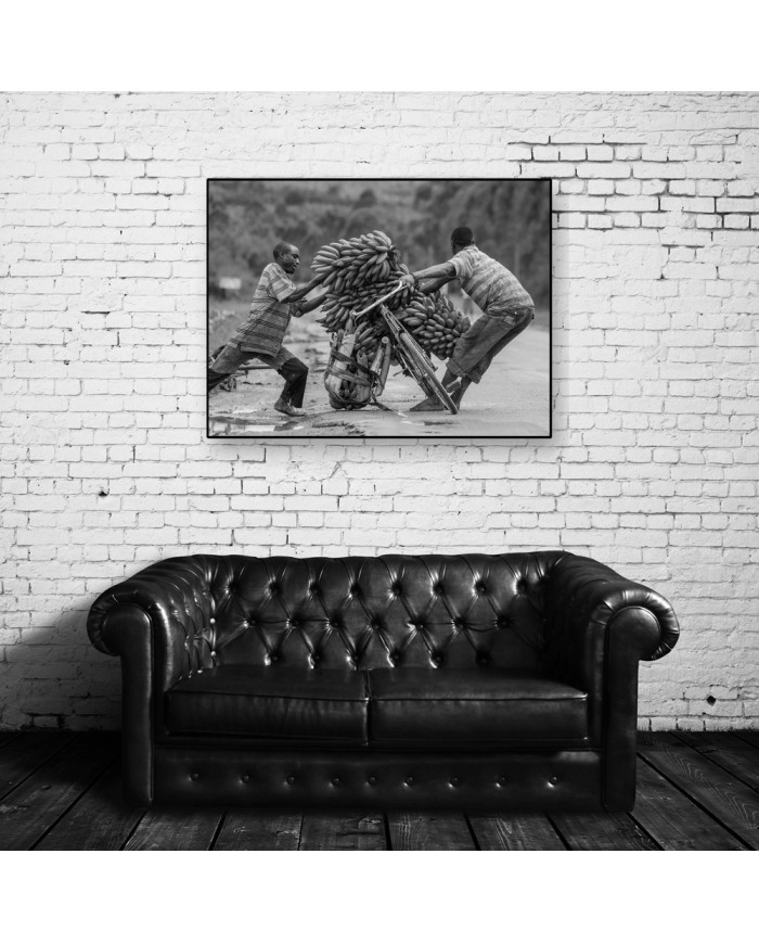 Llevando bananas, Kisoro. Uganda