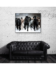 Caballos en invierno, Alaska