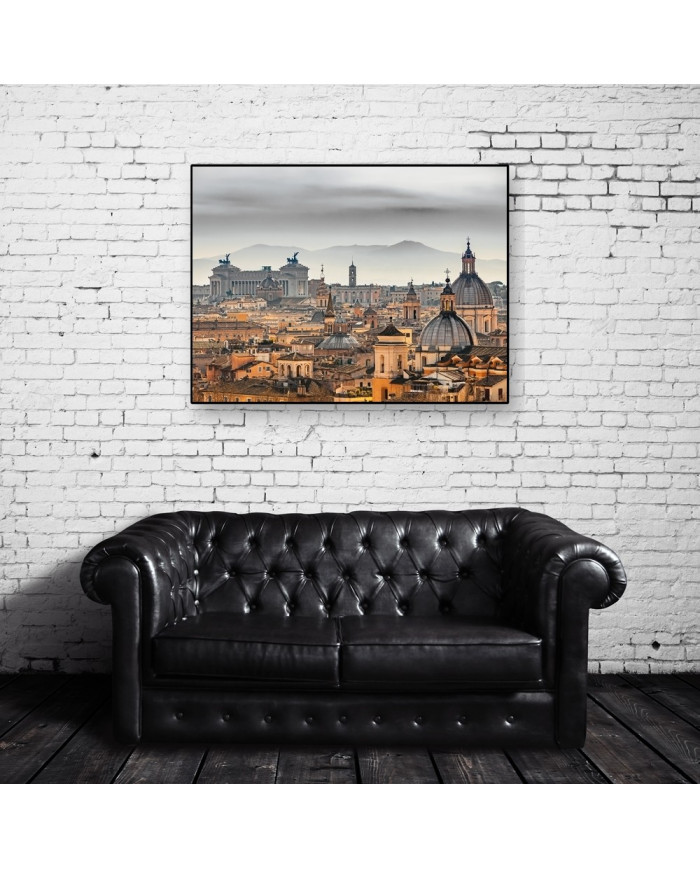 Rome desde el Castillo de Sant'Angelo, Italia