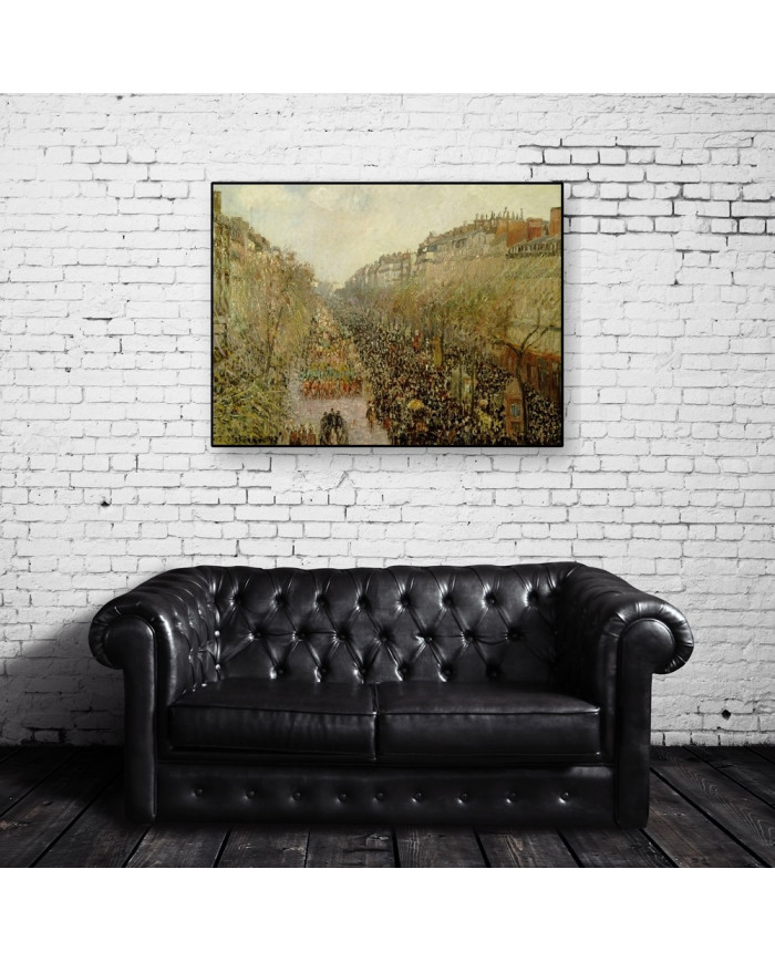 Camille Pissarro, Boulevard Montmartre Mardi Gras, 1897