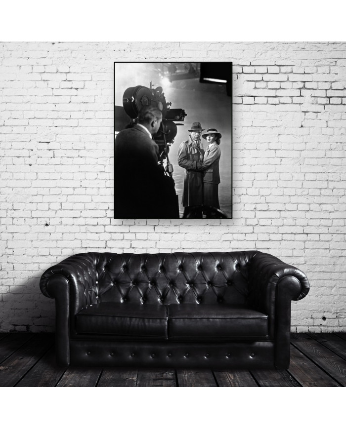 Humphrey Bogart e Ingrid Bergman en Casablanca