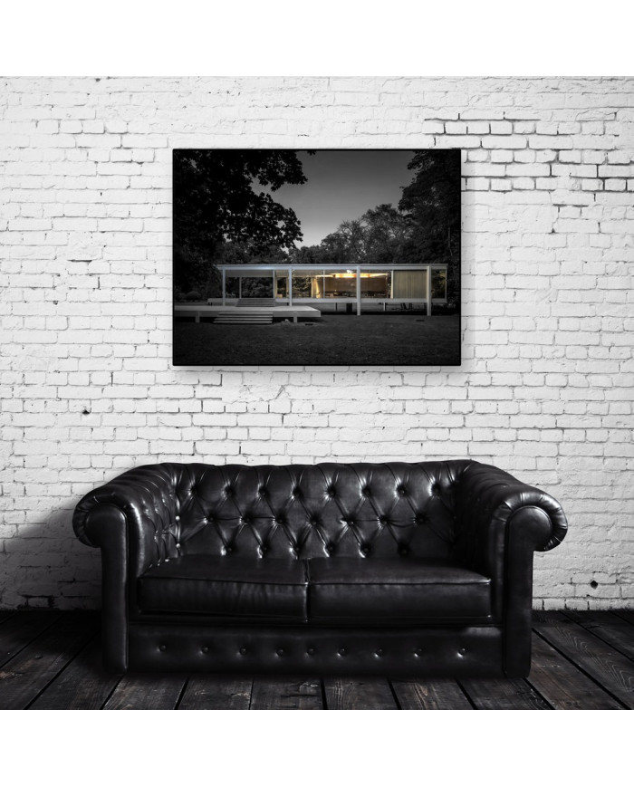 Casa Farnswoth, diseñada por Mies Van der Rohe, Barcelona, 1951