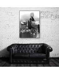 Margaret Bourke - White, top the Chrysler Building., New York, 1930