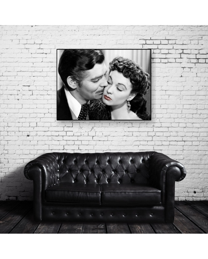 Clark Gable y Vivien Leigh en Lo que el viento se llevó