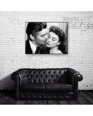 Clark Gable y Vivien Leigh en Lo que el viento se llevó