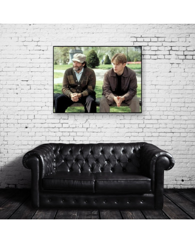 Robin Williams y Matt Damon en El indomable Will Hunting Robin Williams y Matt Damon en El indomable Will Hunting