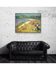 Emile Bernard, Emile Bernard, Moisson au bord de la mer, 1891