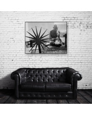 Ganhdi, horas antes de ser asesinado