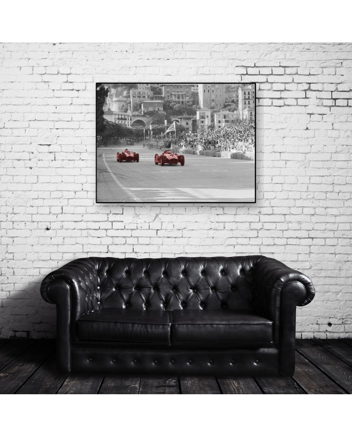Grand Prix Monaco 1955, E.Castelotti vs L.Chiron