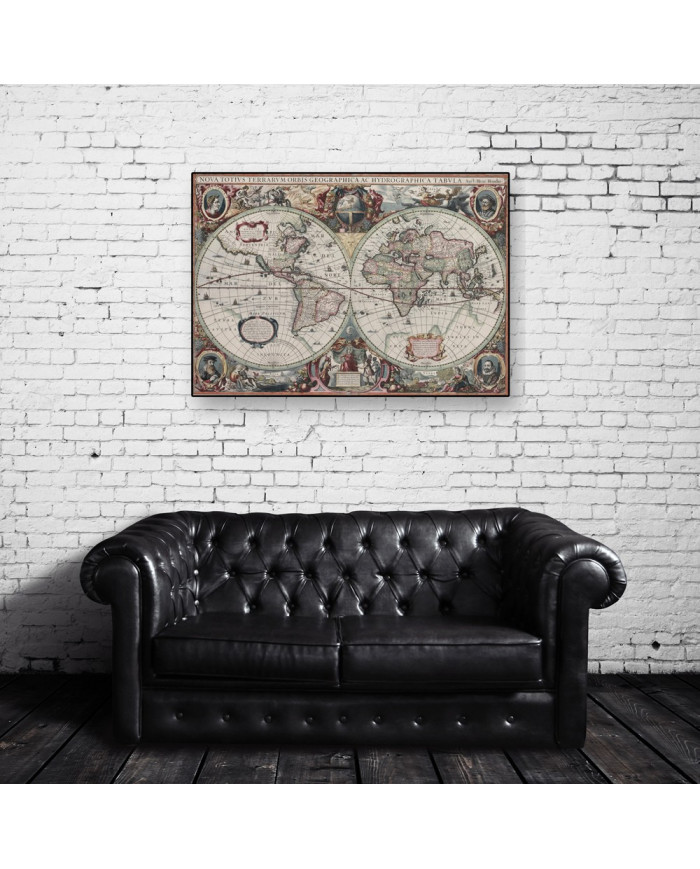 Hendrik Hondius, Nova totius Terrarum Orbis geographica ac hydrographica tabula